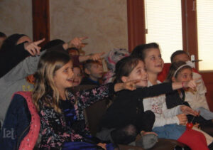 La joie des jeunes spectateurs